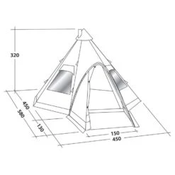 Robens Kiowa 10 Person Tipi Tent 12 Robens Kiowa 10 Person Tipi Tent -Outdoor Camping Supplies Store go 044108 e