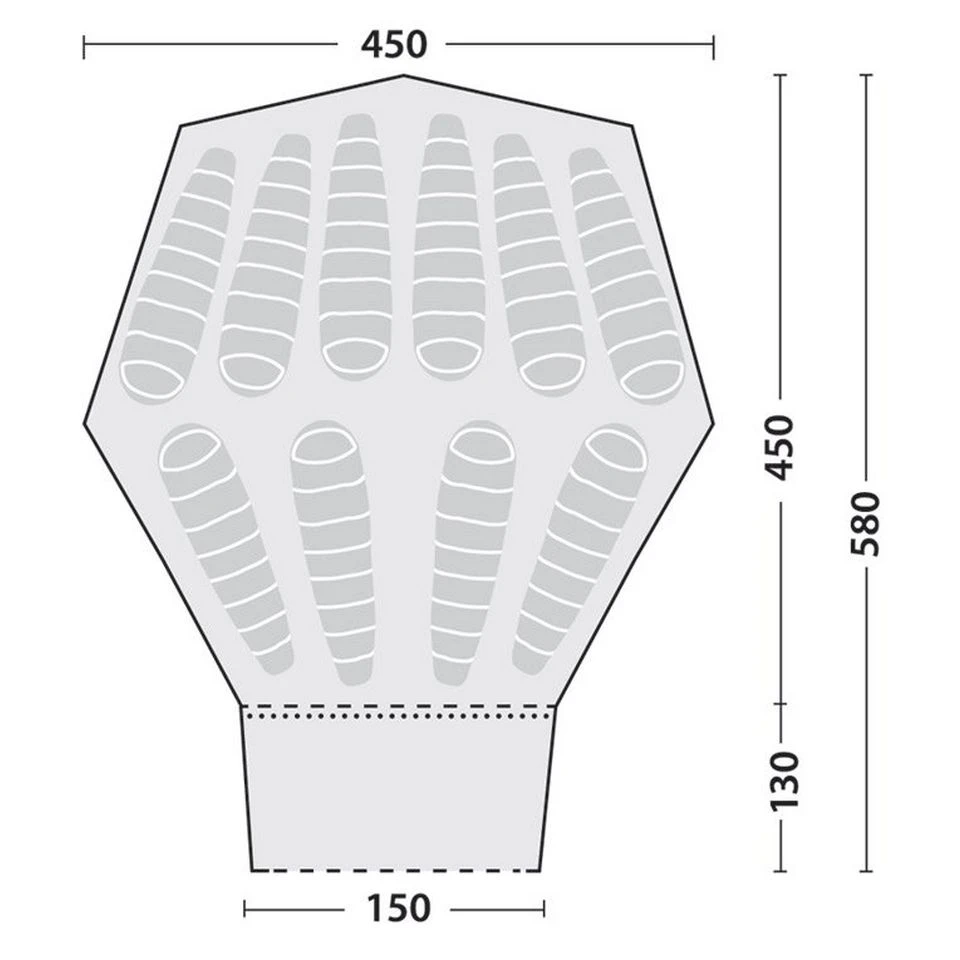 Robens Kiowa 10 Person Tipi Tent 6 Robens Kiowa 10 Person Tipi Tent - Image 6