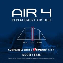 Air 4 Replacement Air Tube (Middle - 542L) -Outdoor Camping Supplies Store go 190062 z