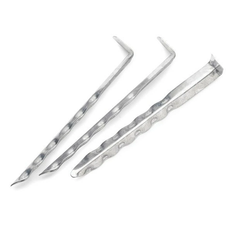 Ripple Angle 7 Inch Steel Camping Pegs 1 Ripple Angle 7 Inch Steel Camping Pegs