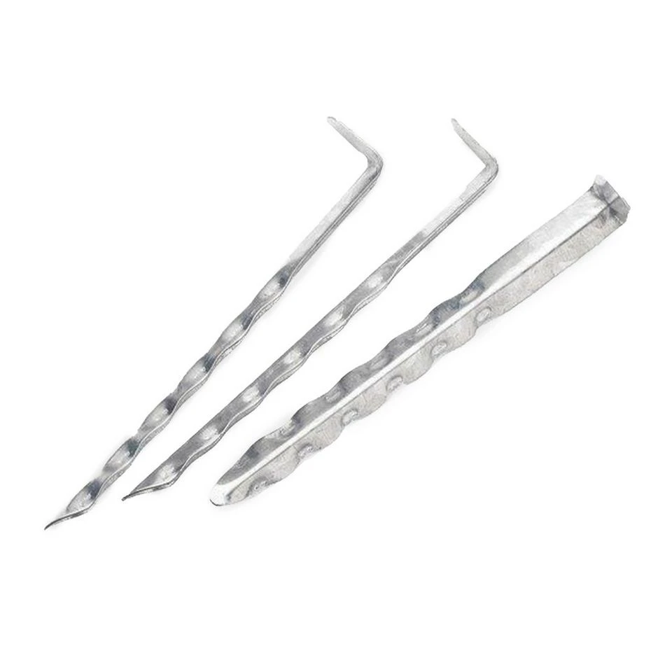 Ripple Angle 7 Inch Steel Camping Pegs 2 Ripple Angle 7 Inch Steel Camping Pegs - Image 2