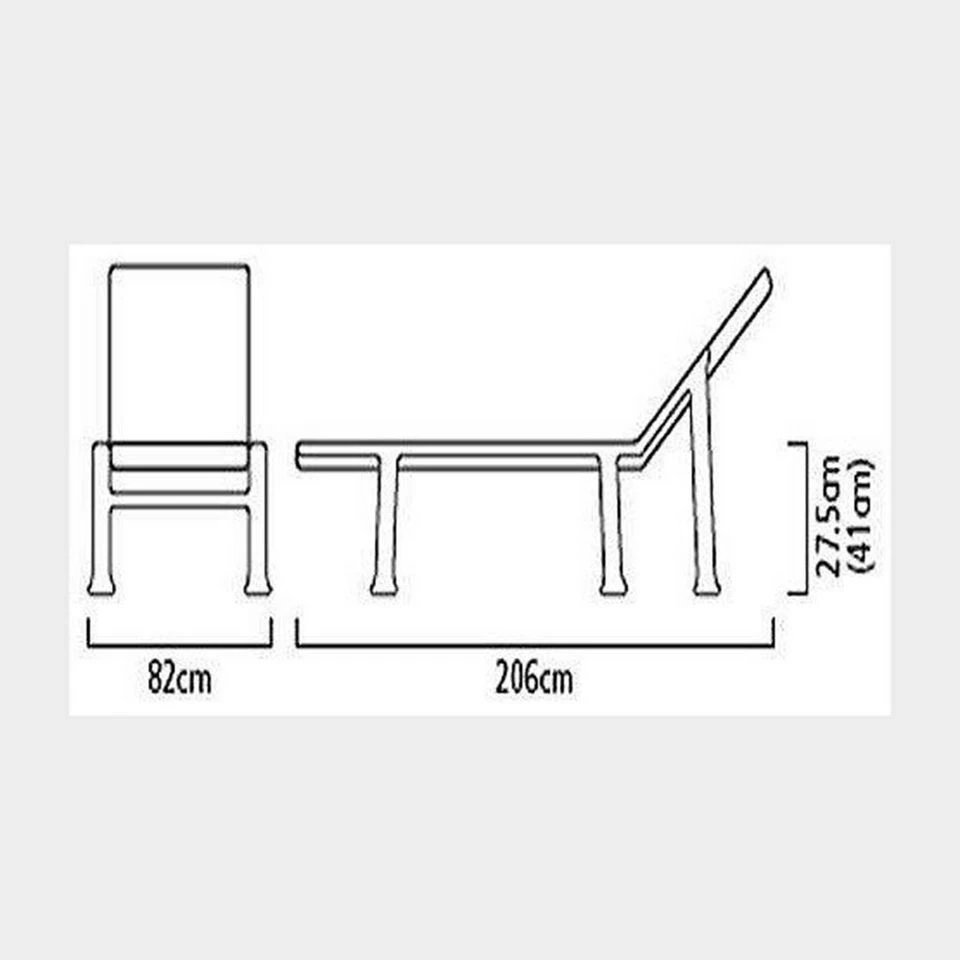 FlatOut Bedchair 3 Leg 2 FlatOut Bedchair 3 Leg - Image 2