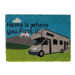 Quest Heavy Duty Coir 'Home Is Where You Park It' Mat -Outdoor Camping Supplies Store go 326951 z