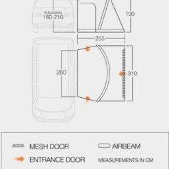 Vango Elwood Low Van Awning 15 Vango Elwood Low Van Awning -Outdoor Camping Supplies Store go 331018 e