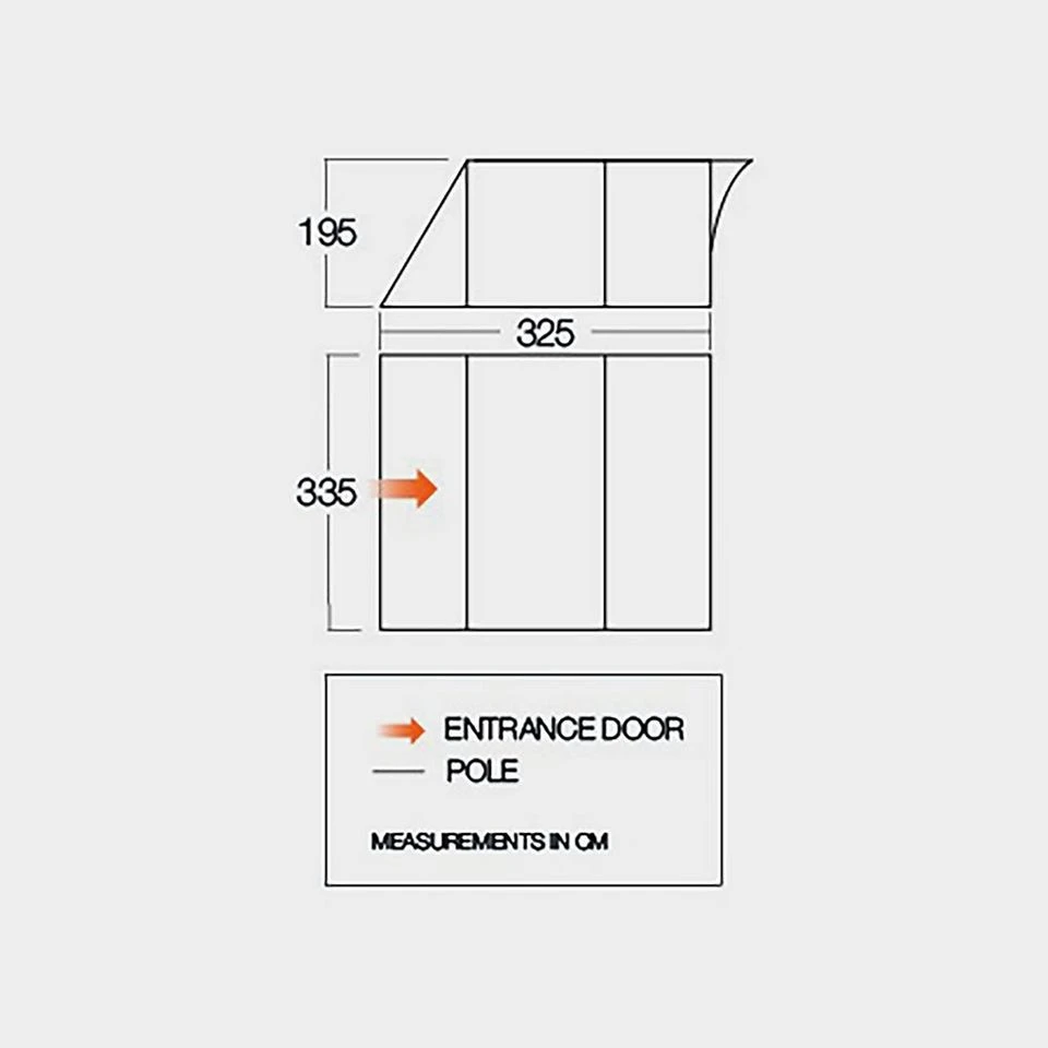Vango Icarus 500 DLX Tent Awning 2 Vango Icarus 500 DLX Tent Awning - Image 2