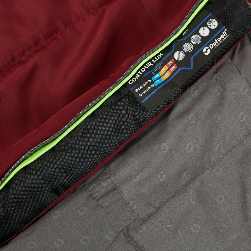 Outwell Contour Lux Sleeping Bag 8 Outwell Contour Lux Sleeping Bag - Image 8