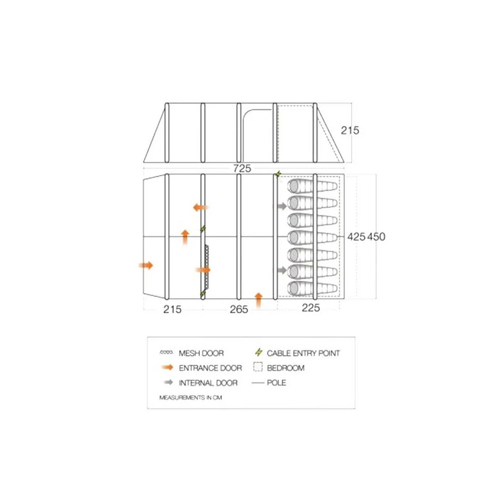 Vango Casa Air Lux Family Tent 2 Vango Casa Air Lux Family Tent - Image 2