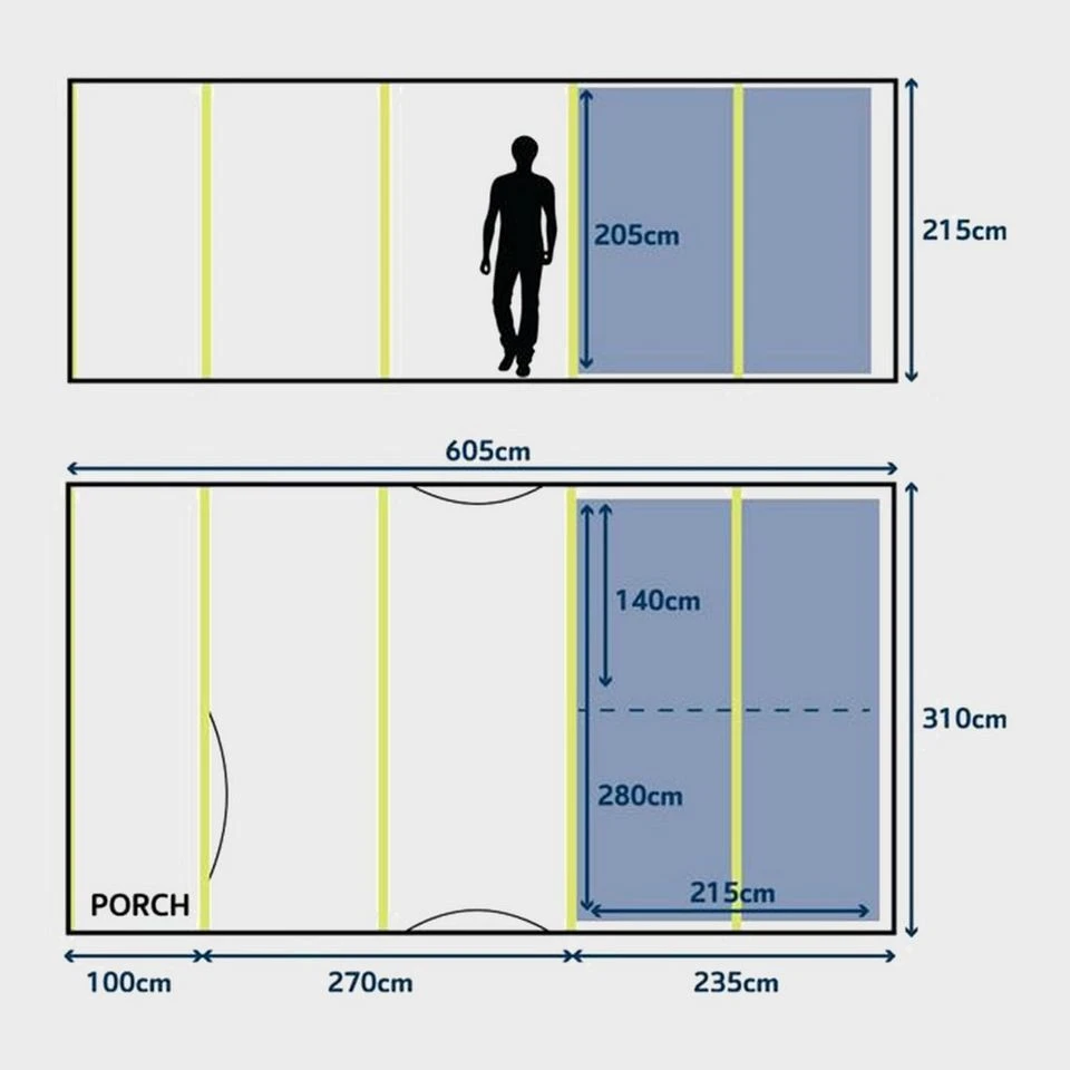 Berghaus Air 4.1 XL Nightfall Tent 2 Berghaus Air 4.1 XL Nightfall Tent - Image 2